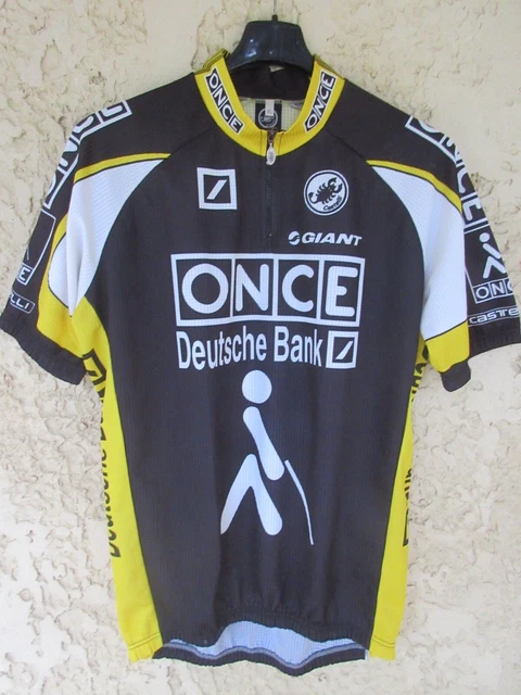 Maillot Cycliste Vintage ONCE-LOOK 1997 - Etxe-Ondo - Taille XL - JALABERT 5