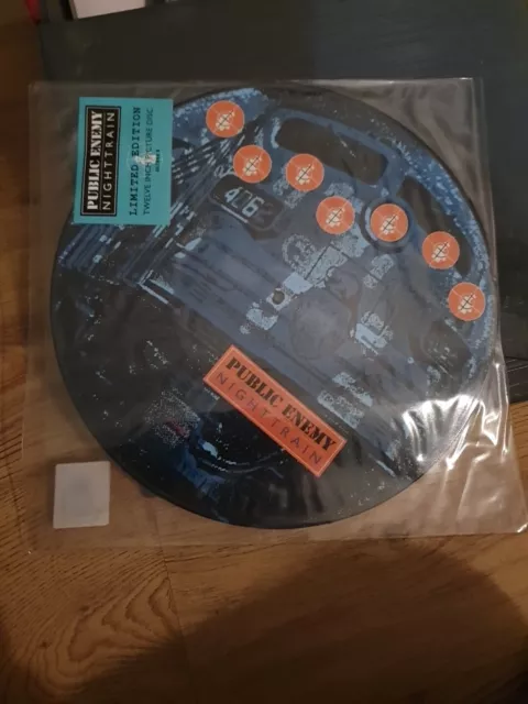 Public Enemy Nighttrain 1992 UK Limited Edition 4 track 12 Inch Picture Disc