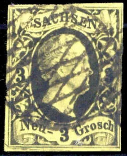 1851, Altdeutschland Sachsen, 6, gest. - 2714038