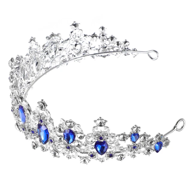 Copricapo barocco strass cristallo donna signorina