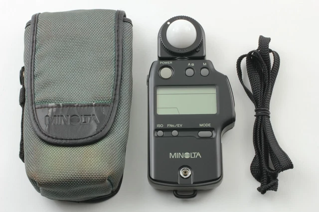 ▶[EXC+5 +Case] Minolta Auto Meter IV F Light Meter Exposure Meter FromJAPAN N724