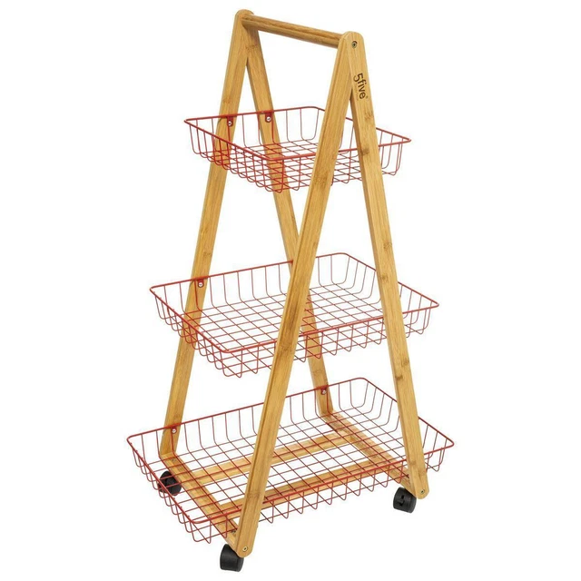 Carrito De Ruedas Con 3 Cestas Moderno