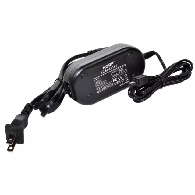 HQRP AC Adapter for JVC Everio GZ-MG27E GZ-MG27U GZ-MG27US GZ-MG30 GZ-MG30U