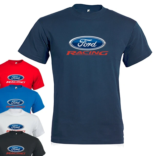 Maglia estiva a manica corta in cotone Maglietta Ford T shirt Uomo con stampa