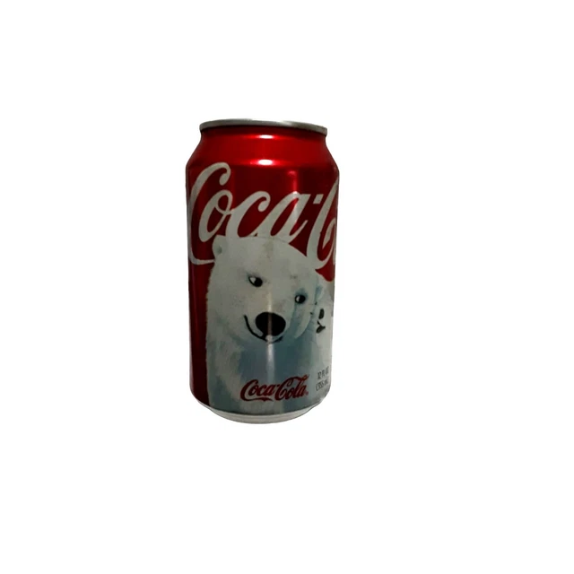 2014 Polar Bears Holiday Christmas Coca Cola Soda Can Empty 12 oz