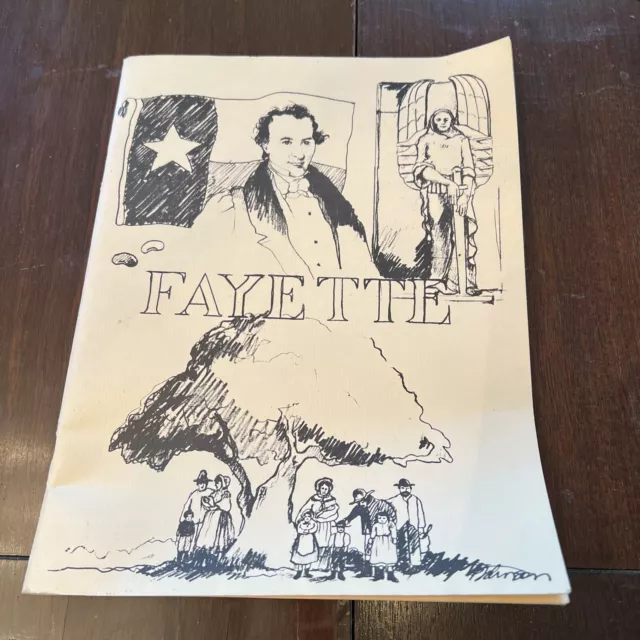 1986 Fayette County Texas Dan Beck La Grange History Book & Photos