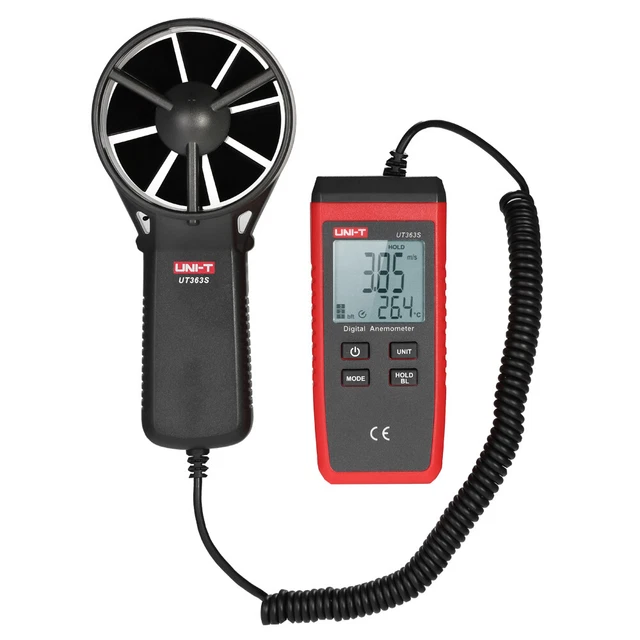 Wind Speed Gauge Air Velocity Meter Digital Anemometer  A0U5