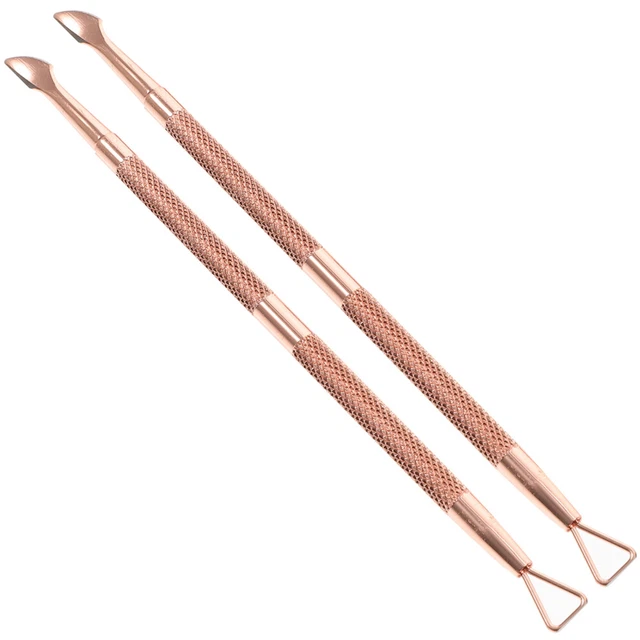 2 pièces Métal Portable Inoxydable Tondeuse à cuticules Pour Accueil Manucure