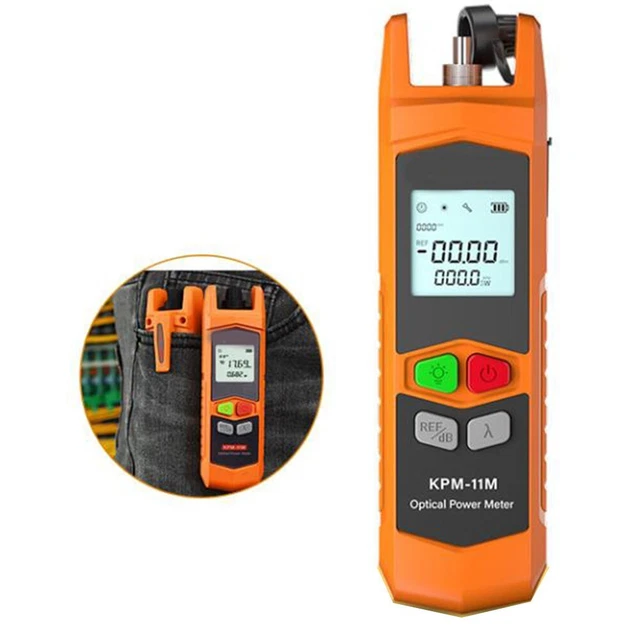 Compteur énergie Fibre Optique Cruiser -70 à +10 DBm + Localisateur Défaut 650nm - Testeur Câble