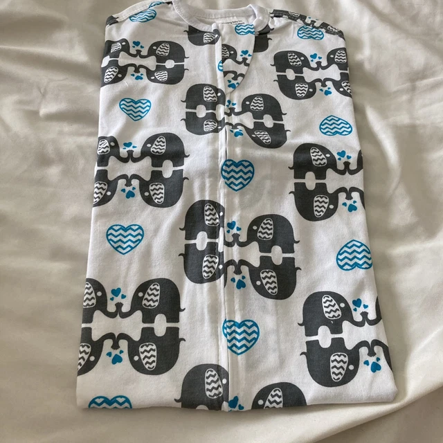 Sleeping Baby Sleep wrap Multicolor Elephant Pattern