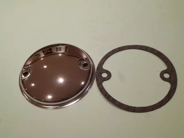 Triumph T90 T100 T120 T140 Points Cover Chrome & Gasket 70-8737 71-1462 Uk Made