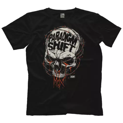 Official AEW All Elite Wrestling : Jon Moxley "Thirst Skull" T-Shirt