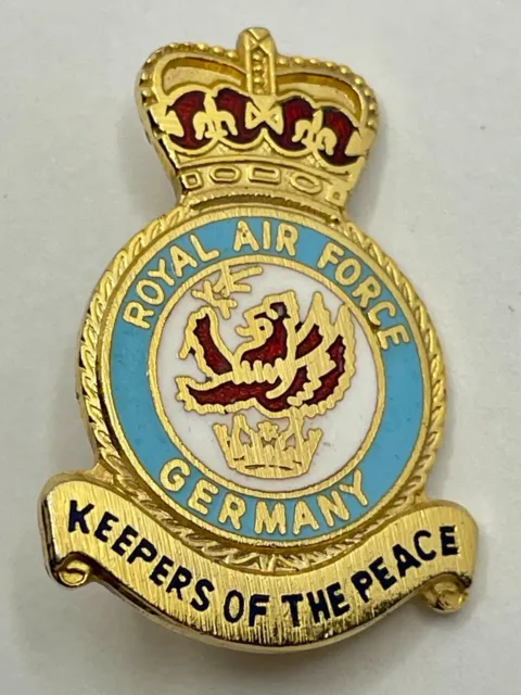 Raf Qc Lapel Badge - Royal Air Force Germany