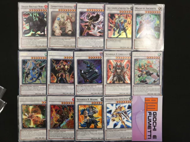 LOTTO 14 CARTE SYNCHRO  YUGIOH rara ITALIANO AFFARE