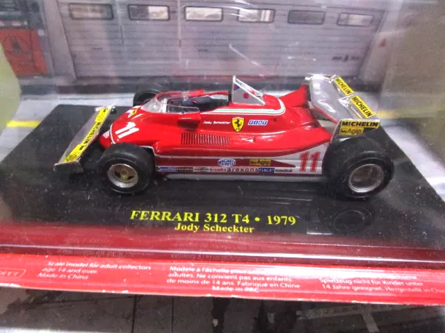 F1 FERRARI 312 T4 Saison 1979 #11 Scheckter WCl Formula One IXO Altaya 1:43