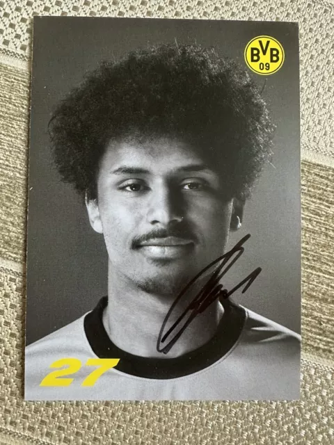 Karim Adeyemi BVB Borussia Dortmund Autogramm
