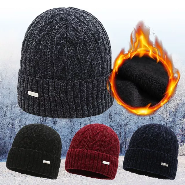 Cap Knitted Stripe Beanies Warmer Bonnet Winter Autumn Hats Female Beanie Caps