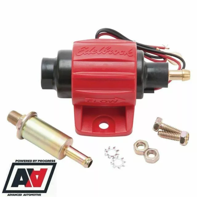 High Pressure Fuel Pump Weber 4.0-7.0 Psi WFP501 With Filter And Fitting Kit ADV