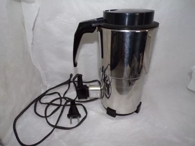 Ancienne Cafetière SEB Moka Inox 6 dl à Pression Italienne Années 1960