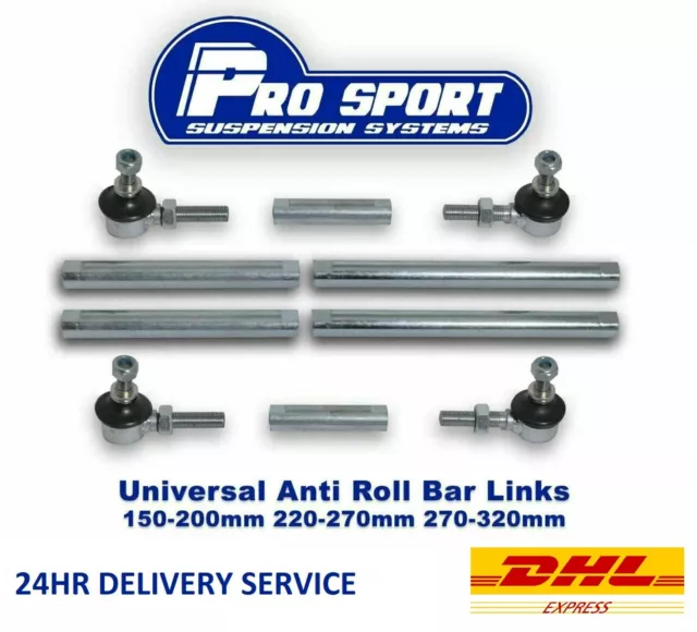 Pro Sport Adjustable Shortened Drop Links Vw Golf Mk5 / Mk6 / Mk7 / Seat Leon