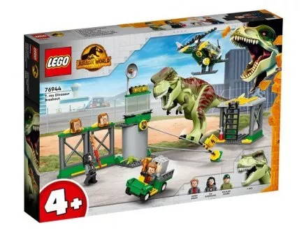 Lego Jurassic World 76944 Lévasion du T rex - Dinosaure - Jeu Juniors 4+
