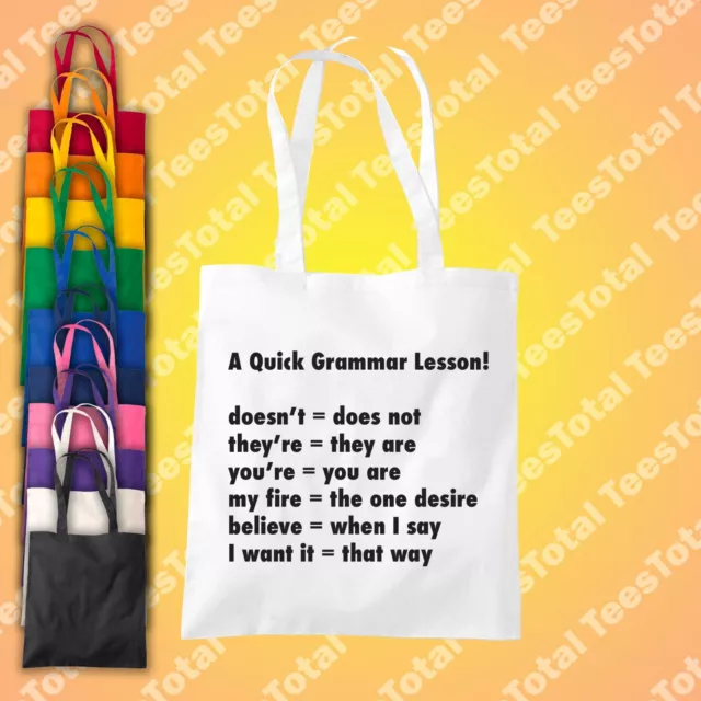 Backstreet Boys Grammar Lesson Tote Bag | Retro | 90s | Pop