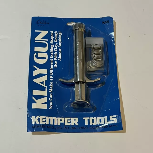 Kemper Tools Klay Gun K45 19 Different  Disc Shapes Clay Dough USA NIP