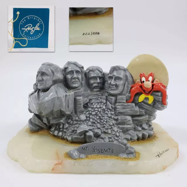2001 Ron Lee Mount Mt Yosemite Sam Signed Looney Tunes Figurine Statue SFR01MY87