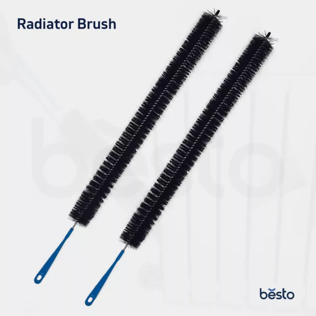 78CM FLEXIBLE LONG Reach Heater Cleaner Radiator Duster Cobweb Bristle