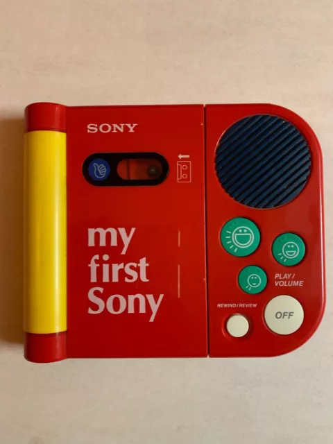 MY FIRST SONY TCM 4000 magnétophone à cassette rétro vintage 80s non  fonctionnel EUR 24,90 - PicClick FR