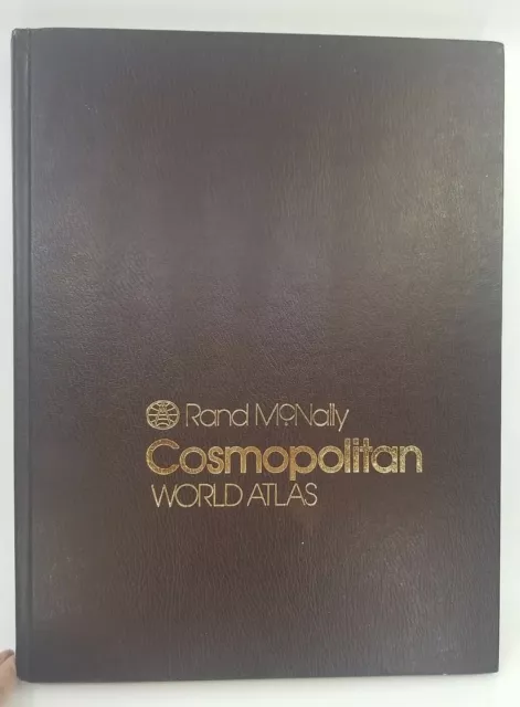 COSMOPOLITAN WORLD ATLAS By Rand Mcnally - Hardcover