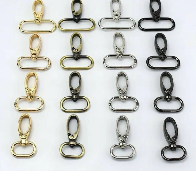 10/20 Pcs/lot Metal Buckle Carabiner Hook Keychain Lobster Shape Bad Accessory
