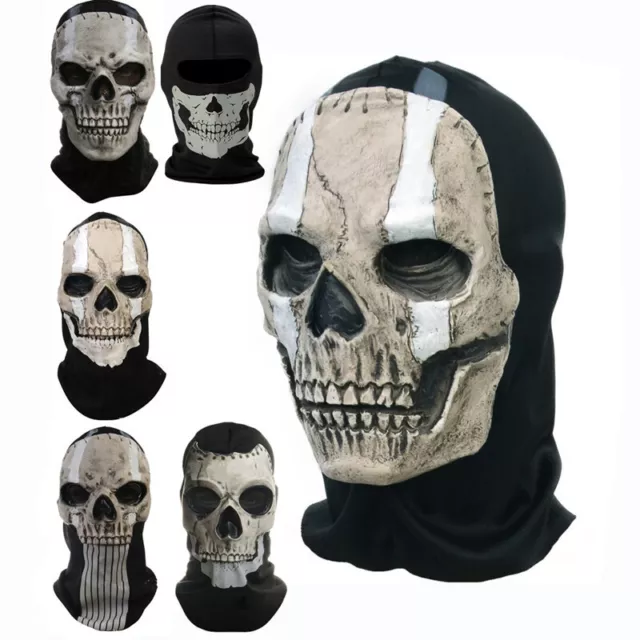 CALL OF DUTY Ghost Mask Adult Balaclava Hat + Skull Face Mask