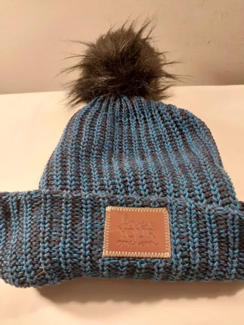 Love Your Melon Beanie With Pom Pom