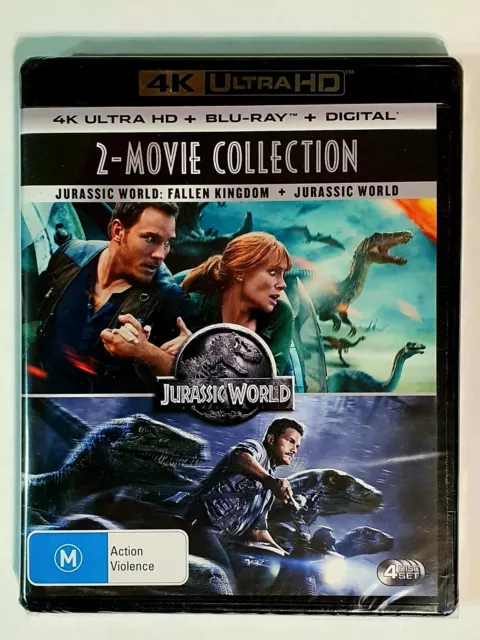 Jurassic World + Jurassic World: Fallen Kingdom  4K Ultra HD + Blu-ray + Digital