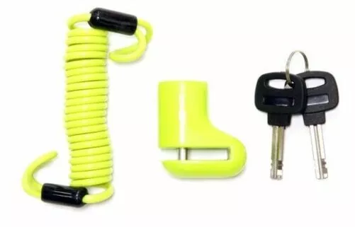 Antirrobo Bloque Disco Scooter + Cable Enviado Con 2 Llaves - STAR LOCKS