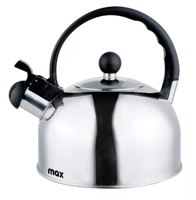 Bollitore con fischio MAX Capacità 1,5 litri Acciaio Inox 2.5 LT