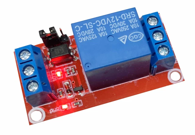 Produktbild von Relais-Modul Bistabil 5/6–24 V – DPDT Selbsthalte-Relais Mit Verriegelung, Für Kfz & Computer, Low-Puls-Steuerung, Inkl. Anzeige