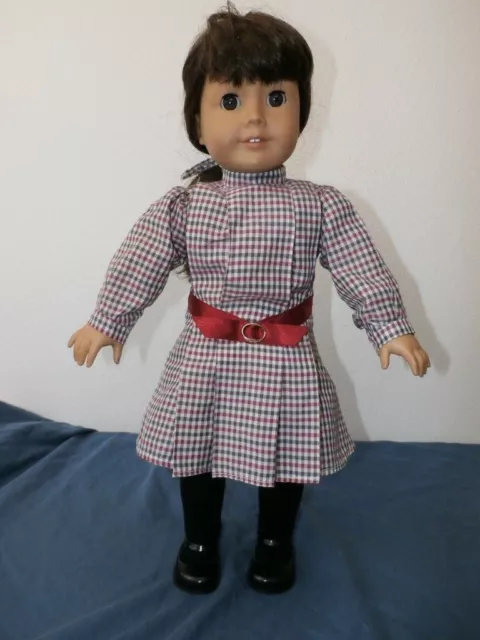 American Girl Samantha Doll + Meet Outfit Classic Pre-BeForever Brown Brunette