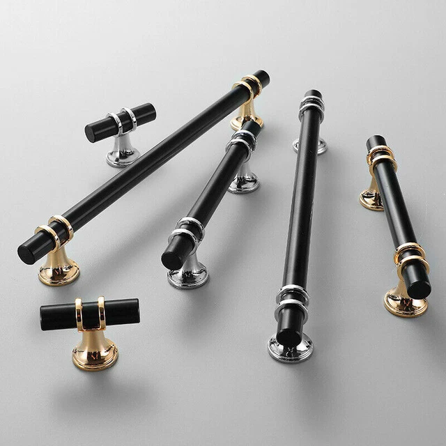 20 Pack Aluminum T Bar Drawer Knobs Closet Pulls Kitchen Cabinet Door Handles