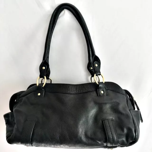 Sigrid Olsen Black Genuine Leather Shoulder Bag