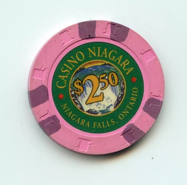 2.50 Chip from the Casino Niagara Niagara Falls Ontario Canada H&C