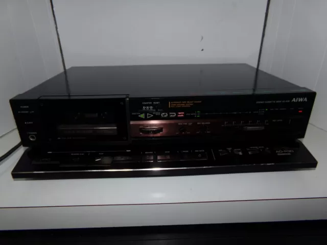 AIWA Vintage 1980s Stereo Cassette Deck Model AD-R30