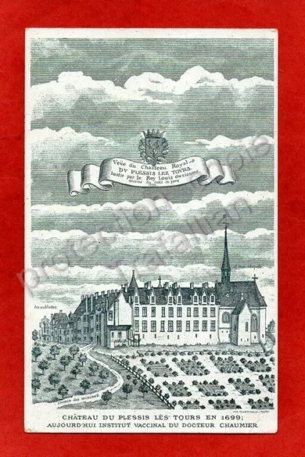 CPA 37 Château du PLESSIS-lès-TOURS en 1699