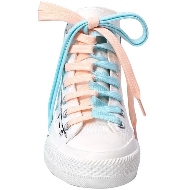Scarpe alla moda lacci lacci scarpe 120 cm/47,24 pollici taglia asiatica scarpe stivali colorate