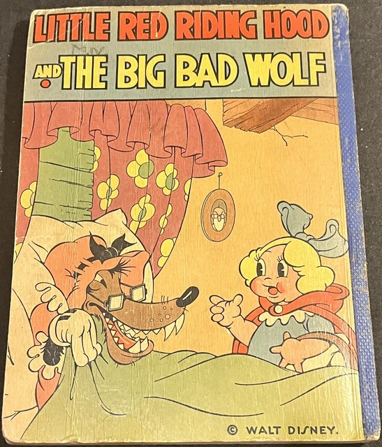 LITTLE RED RIDING Hood and the Big Bad Wolf by Walt Disney Studios ...