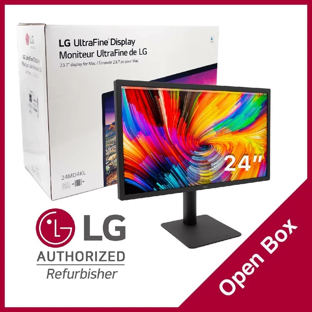 LG ULTRAFINE 24& UHD 4K Display [Apple Compatible Monitor][Open Box