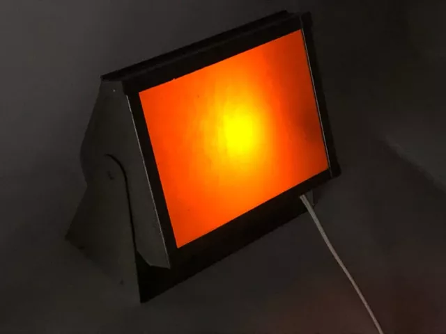 Luz segura para cuarto oscuro vintage Brumberger 5x7 - funciona cuarto oscuro