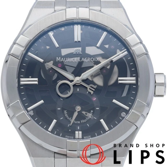 Men's Maurice Lacroix Icon Mercury 44Mm Ai6088-Ss002-030-1 Box Band Ss Watch