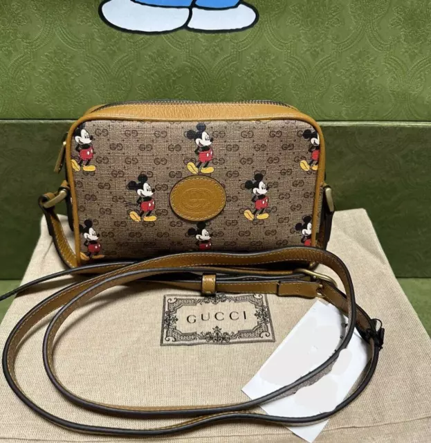 GUCCI x Disney Shoulder Bag Mini GG Supreme  Mickey Mouse 1032502